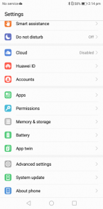 Android Oreo 8.0 HUAWEI Mate 10 lite