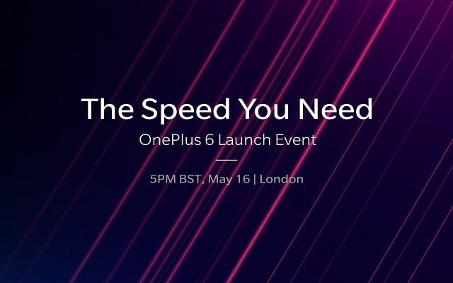 OnePlus 6 to Launch Globally on May 16, 2018