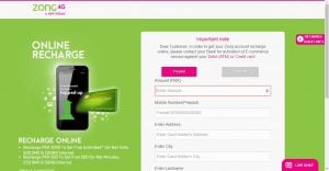 Top up your phone Anywhere with Zong Online Recharge