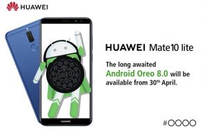 Huawei Mate 10 Lite Android Oreo Update