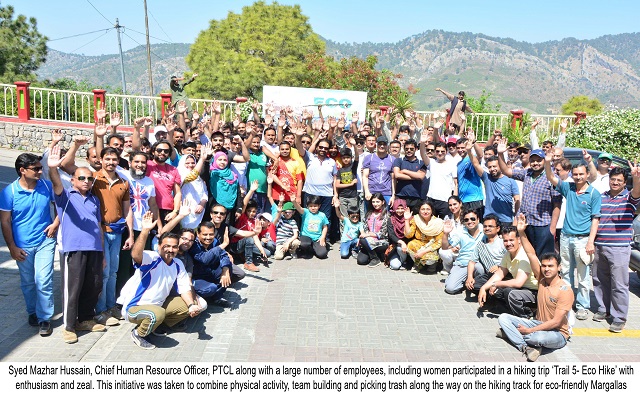 PTCL organizes Trail 5 -Eco Hike in Islamabad