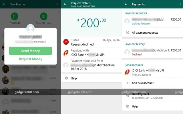 WhatsApp Payments' New Feature Let You Request Money On Android Beta