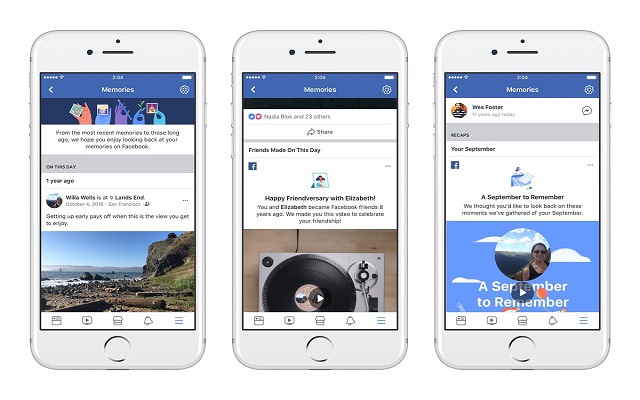 Facebook Launches Memories Page to Remind You Good Days