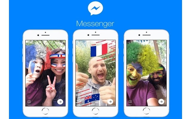 Now Experience Facebook Messenger with World Cup Themed Filters & Games