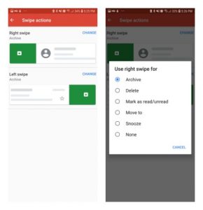 Here's How to Customize Swipes in Gmail Android App