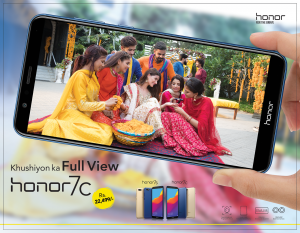 Honor 7 series Showcases Khushiyon ka Full View with its newest TVC