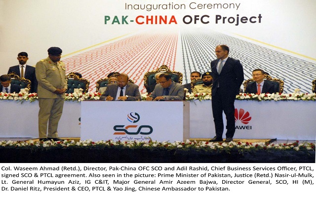 SCO Join Hands with PTCL to Connect China with Europe & Africa