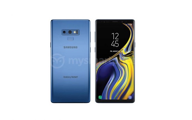 Recent Render Shows Samsung Galaxy Note 9 Coral Blue
