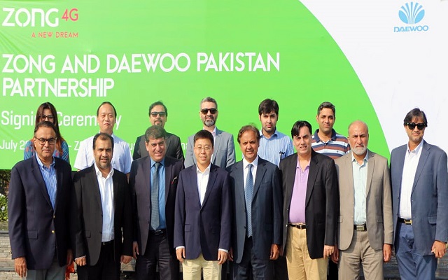Zong 4G Partners with Daewoo Express