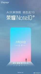 Honor Note 10 Launch