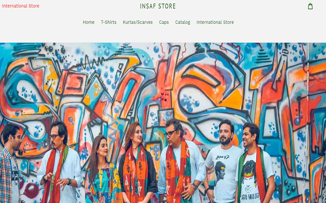 Imran Khan's Online Insaf Store