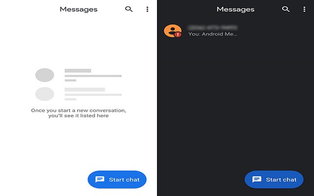Dark Mode Feature Rolling Out Again to the Android Messages App