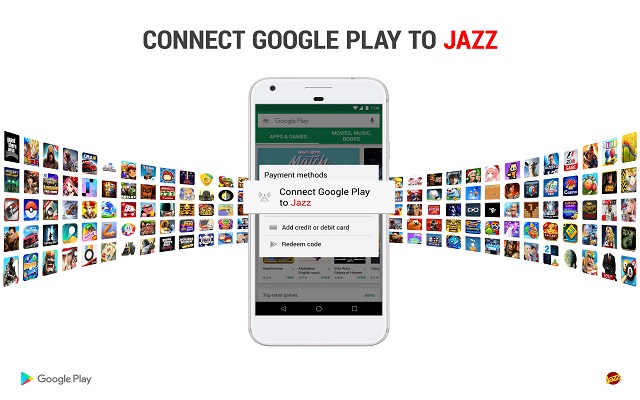 Jazz Offers Customers Direct Carrier Billing for Purchases on Google Play