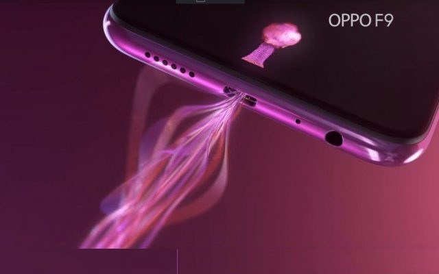 Pink OPPO F9