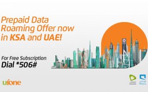 Ufone Prepaid Data Roaming Offer
