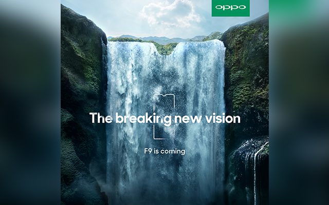   Rising OPPO F9 Industry's First Device With a Water Drop Screen 