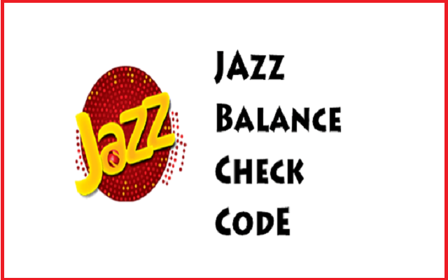 Jazz Balance Check Code 2018