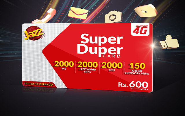 Now Stay Connected with your Loved Ones with Jazz Super Duper Card