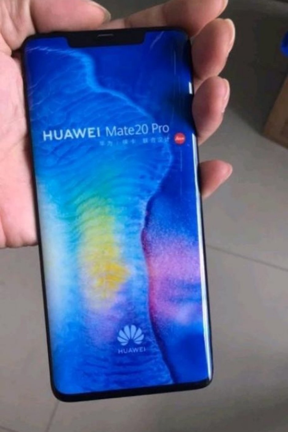 Huawei Mate 20 Pro Dummy Unit Leaked