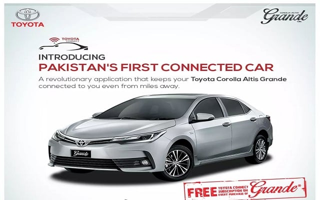 Pakistan's First Connected Car-Toyota Corolla Altis Grande