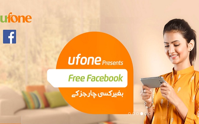 ufone offers free facebook