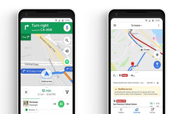 Now Control Music while Navigating with Google Maps 