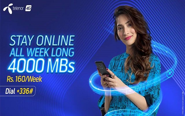 Stay Online All Week with Telenor Weekly Mega Offer in Just Rs.160