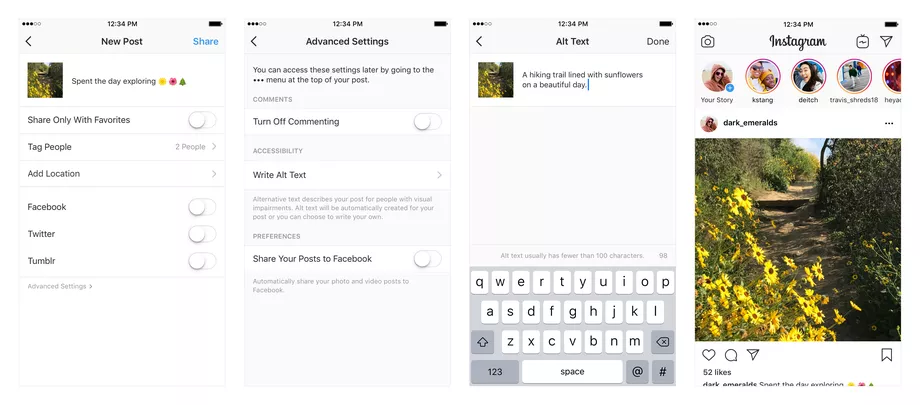 Instagram New Feature is Purely Dedicated to Visually Impaired Users
