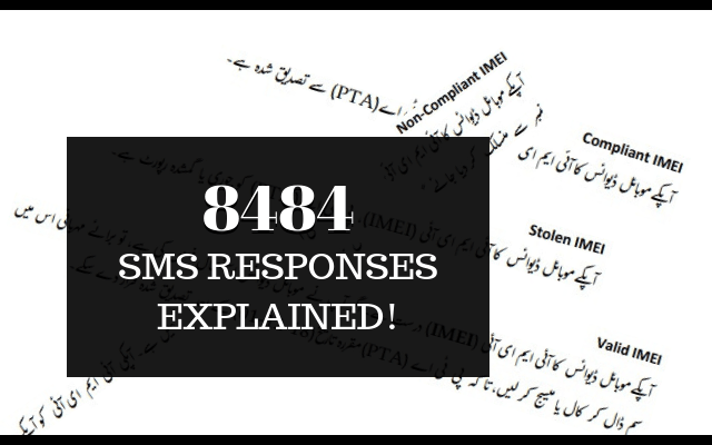 8484 SMS Responses