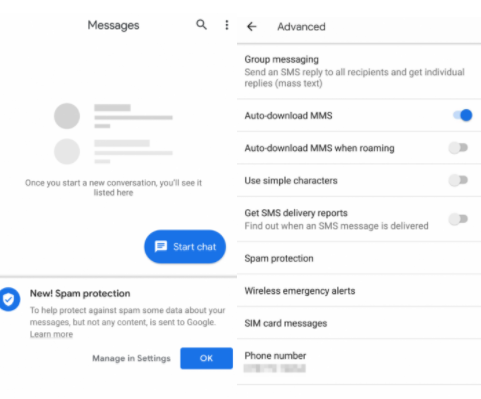 Android Messages Spam Protection Feature Is Rolling Out To Some Users