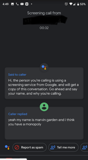 Google Assistant Call Screen Feature Makes Its Way To Pixel & Pixel XL
