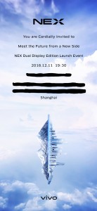 Vivo Nex 2 Launch Date Is Set To Be December 11
