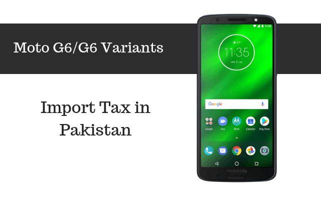 moto g6 and g6 plus tax