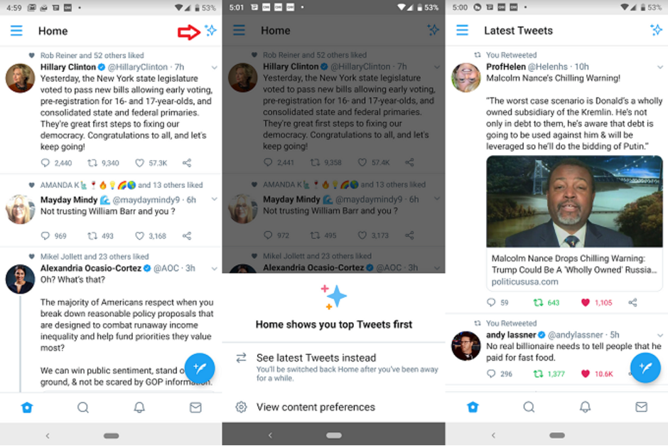 Twitter for Android Gets Reverse Chronological Order Feature