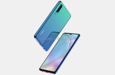 Huawei P30 Renders Show Triple Camera Setup & Headphone Jack