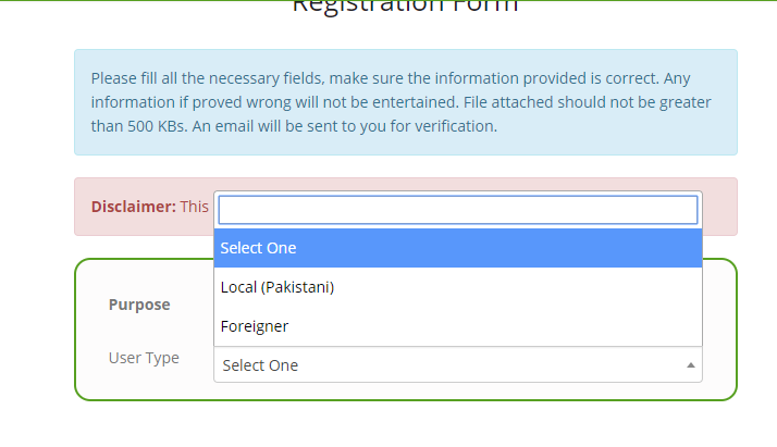 Register mobile phone free of cost in pakistan