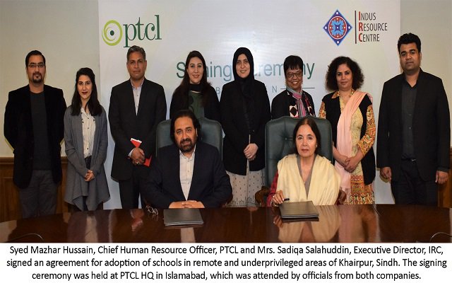 PTCL Collaborates with Indus Resource Center in Sindh