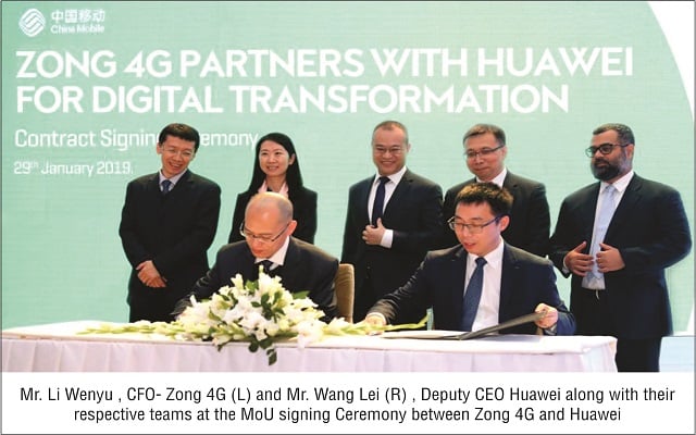 Zong 4G and Huawei Partner for Digital Transformation