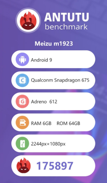 Meizu Note 9 Spotted At AnTuTu With Snapdragon 675