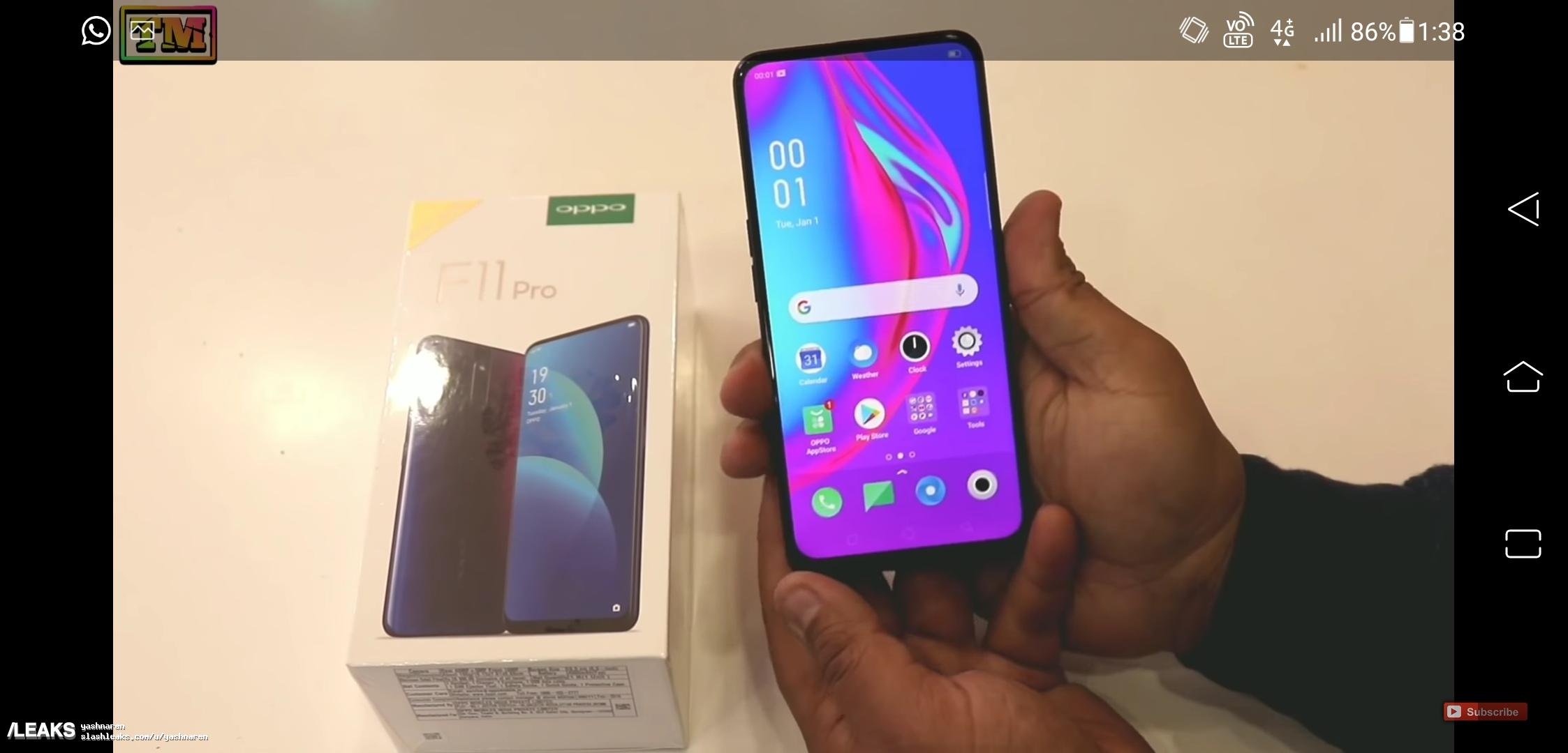 OPPO F11 Pro Live Images & Retail Box Surfaced Ahead Of Launch
