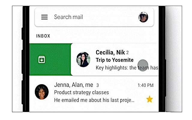 Gmail for iOS Rolls Out Customizable Swipe Actions