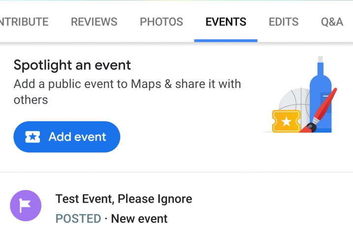 Google Maps For Android Is Allowing Some Users To Add Public Events