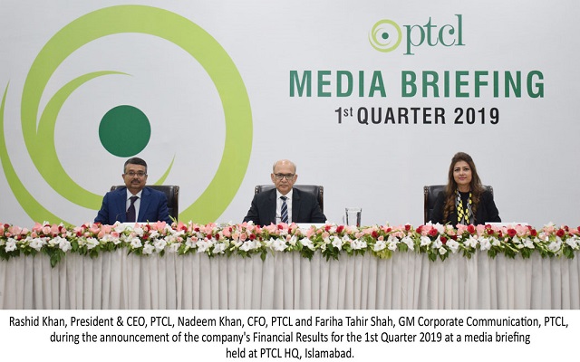 PTCL Group Posts Double Digit Growth in Q1, 2019
