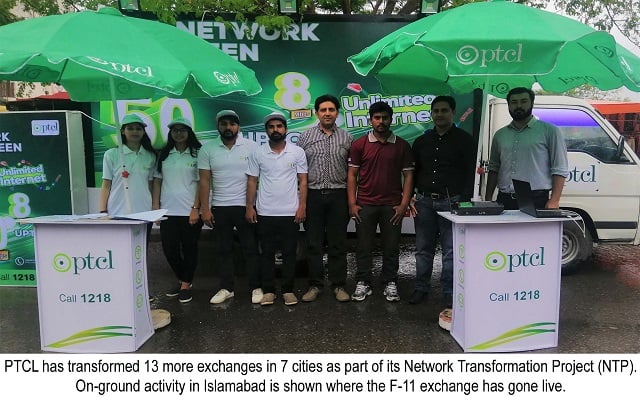 PTCL Upgrades 13 More Exchanges in Seven cities