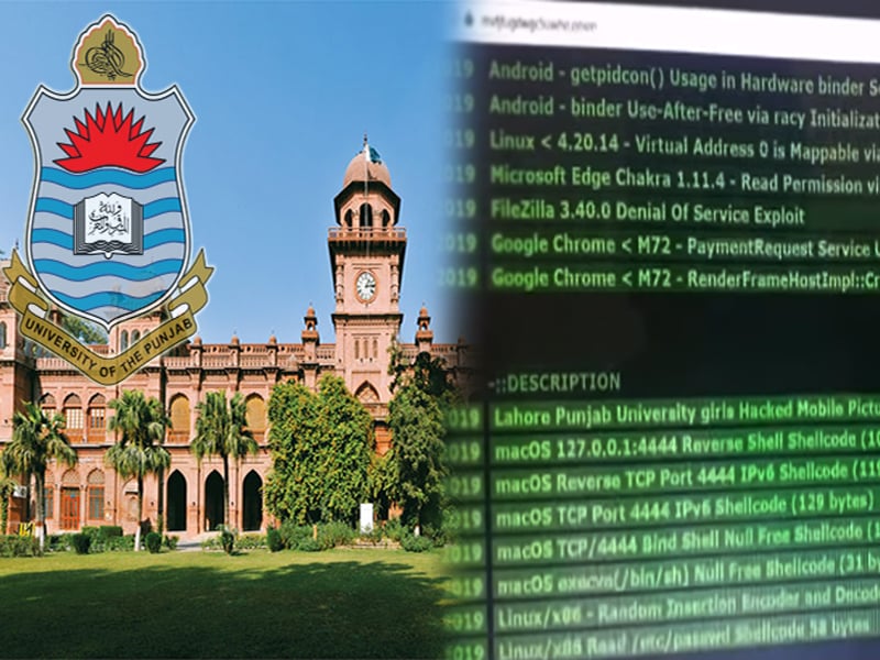 Punjab University Hacking Scandal: Personal Data of PU Lahore Female Students Sold on Deep Web