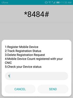How To Register Your First Free Device By Dialing *8484#