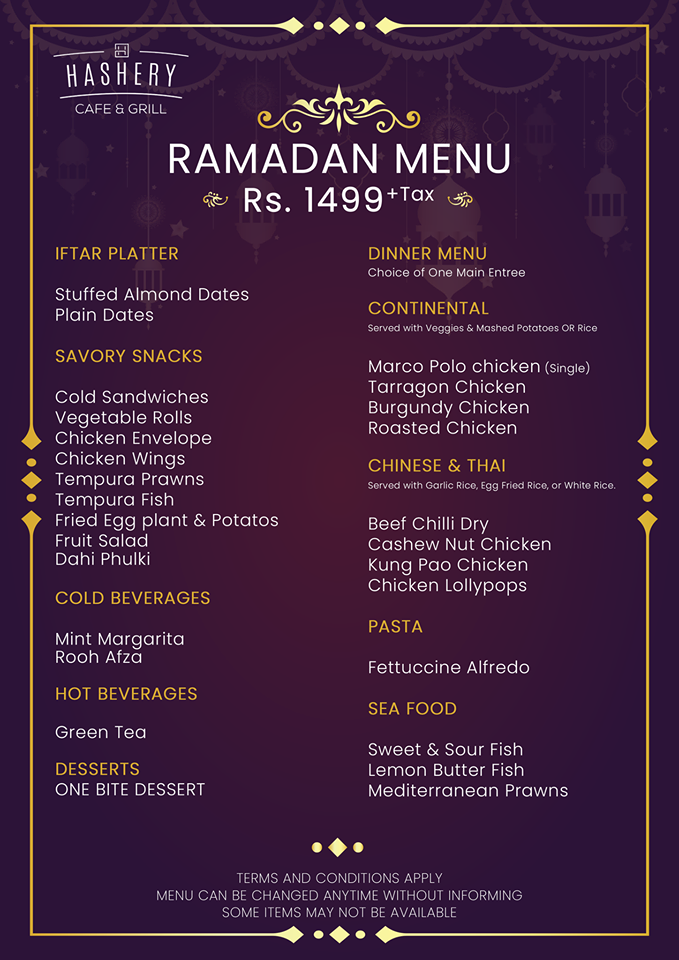 Not To Miss Ramazan Deals For Lahoris, Sehar O Iftar Deals You Crave For.