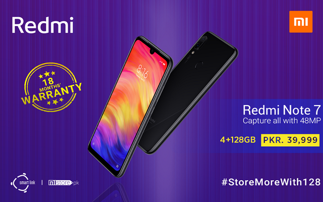 Redmi Note 7 now Available in 4 GB +128 GB Storage