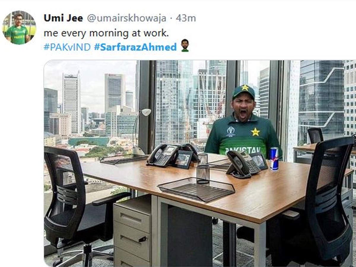 Sarfaraz Ahmad Trolled on Social Media for Yawning on the field