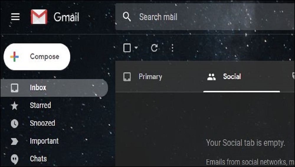 Gmail with Dark Mode Option is Live
